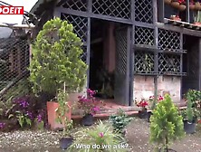 LETSDOEIT - Lewd Chaps Trick Small Latin chick Into Coarse Sex