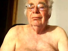 Grandpa Cums On Webcam