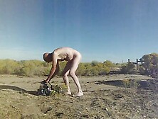 Nice Day While Out Pronghorn Hunting.  There Was No One Else Around.  I Prefer Being Naked!