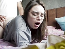 Fucked the teacher while she was checking her homework