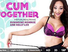 Kelli Lox, Sunshyne Monroe In Cum Together - Sexlikereal Shemale