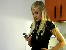 Pornstar for a Day Lucie the Blonde Teen Masturbates Her