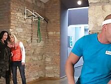 Fitness Rooms Spied on Greek gym babe gets fucked