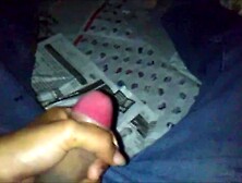 After party outdoor hand-job milking