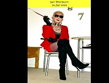 Sissy faggot Ian on twitter and having a drag on a