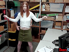 Pepper Hart - All Natural Redhead Teen Shoplifter Gets Fucked By A Dirty Cop (18+)