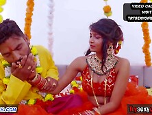 Newlyweds ignite fiery passion on their first sultry night