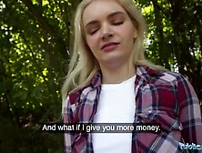 Public Agent That babe will miss her flight but this babe takes shlong