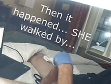 2 girls watching through the window