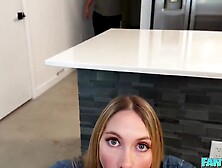 Banging My step Brothers Sexy Golden-haired Girlfriend - Khloe Kapri - FantasyPOV