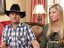 Couple hopes to connect with other horny swingers in the swing house