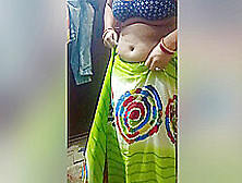 Totally Desi Bhabhi Wearing Her Cute Saari