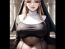 Attractive Busty Nun