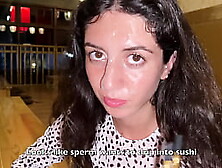 I Sperm On A Whore's Face In Public Sushi Bar And She Eats Rolls With Spunk On Her Face - Cumwalk