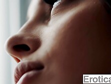 EroticaX - Brunette Beauty Has Lazy Afternnon Sensual Fuck