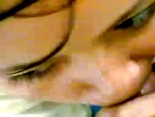 Schoolgirl Blowjob On The Stairs