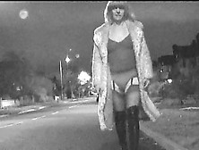 Night Streetwalking Tranny Hooker