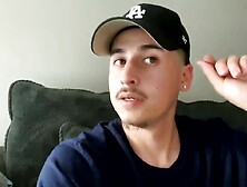 Str8 But Curious Big Dick Latino Baseball Player (2Nd Vid)