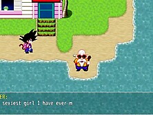 Kame Paradise - Roshi Banging Panchy at Bulma's Abode