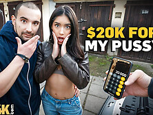 Hot Latina Girlfriend Sells Pussy to Stranger for Car - Cuckold POV Sex in HD