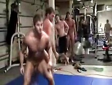 Rugby Lads Wrestling Hazing Initiation