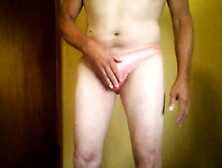 Shiny Pink Satin Panties