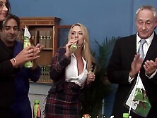 3 Whores,  2 Bosses,  and a Wild Office Orgy - That's How They Celebrate a Successful Closing!