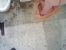 Milf  mature wife barhroom nude shower cam