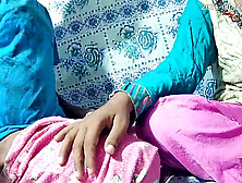 Indian cutie with big bumpers and her guy getting wild in the apartment