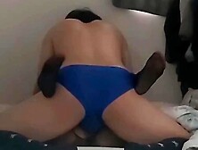 Make her pussy wet first,  then put her in black stockings and fuck her!