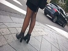 Sexy Les Pantyhose And Boots