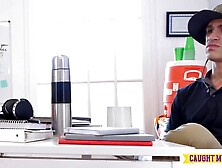 Sassy Skyler Storm comments to Trainer that this chab 'Digs those Gutts' inside her taut moist Twat - S2:E5