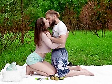 Outdoor Dicking In The Forest With Alice Kingsly And Her Bf