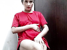 Red colour pahan kar bhabhi ko pakad ke choda