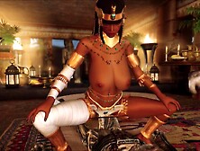 3d Skyrim - Egyptian Queen Carmella Gets Fucked By Monster