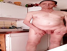 Nude In My Kitchen Exposing My Body