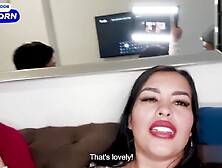 My Spouse gives my large Latin booty to his superlatively good ally and we've a trio! Lalucero