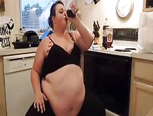 Bbw Sabrina Overstuffed And Overweight Plus Burps