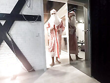 Russian Santa punished his Snow Maiden by fucking her in butt-sex