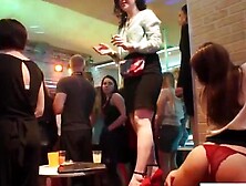Party loving euros throated by strippers