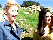 Two Cute Teen Girls Genesis Skye & Gia Jordan Take Big Cock Ass Fuck and Mouth Cumshot