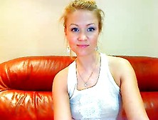 Homemade strip with a petite pussy