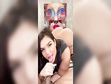 Victorya Xo - Big Ass Latina Brunette Gives Pov Blowjob