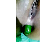 Naughty Muslim hijab bitch ass sex and cunt fucking with cucumber