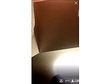 Sexy ebony Milf flashing on periscope