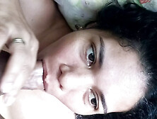 Beautiful Latin girlfriend deep throat