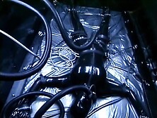 Latex Suit Spreadeagle Remote Controlled