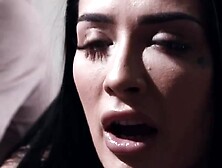 Lucky dude gets to plow Katrina Jade and Jenna Foxxs daring holes